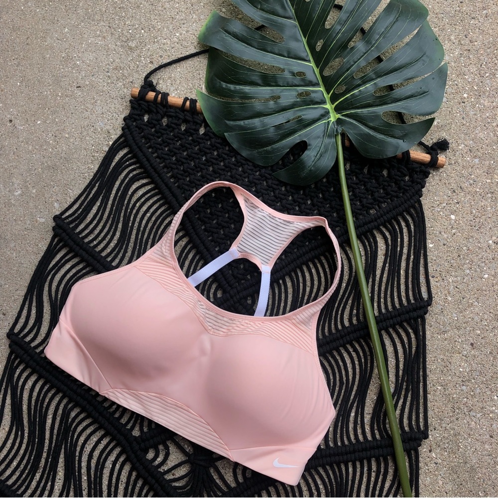 Nike Pink Sports Bra Size Small
